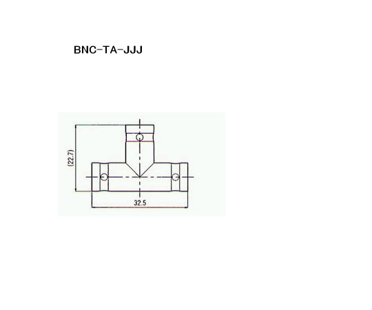 63-3119-79 BNC型コネクター（ADAPTERS） BNC-TA-JJJ