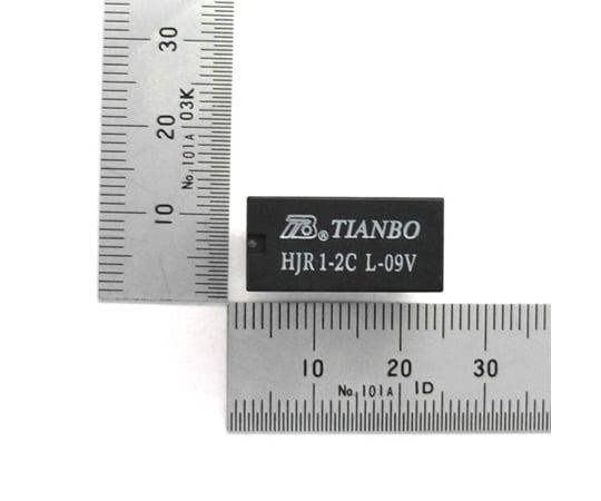 63-3126-44 9V小型リレー　接点容量：2A　2回路C接点 GB-RLY-2C9V-CC2A