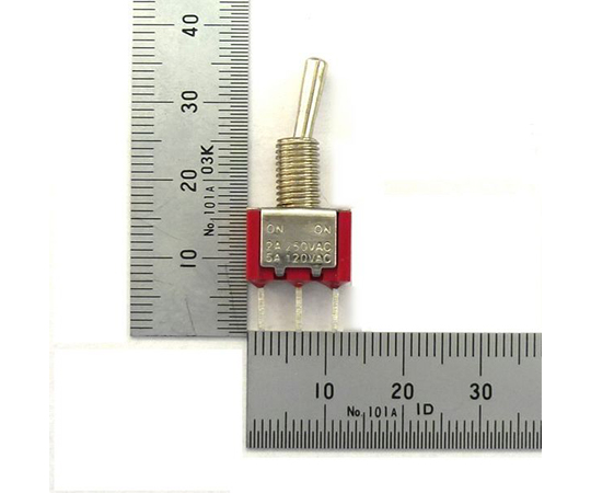 63-3127-31 トグルスイッチ1回路2接点（ON-ONタイプ） GB-TSW-SPDT-NN-B