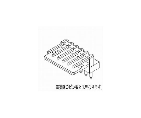 2.5mmピッチ電線対基板用ウエハーライトアングルタイプ極数3（10個入）
