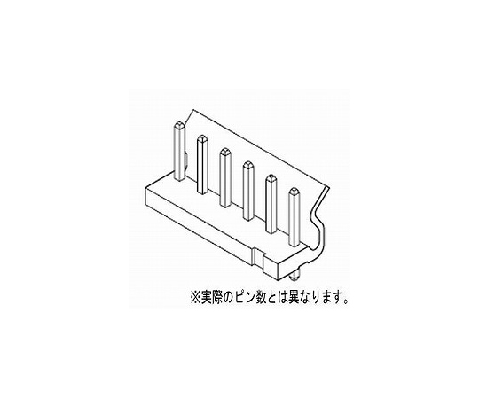 5.08mmピッチ電線対基板用ウエハーストレートタイプ極数2（10個入）