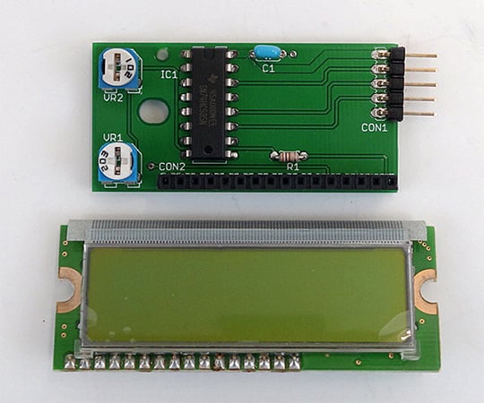 LCD3WIRE_BOARD（完成品・液晶グリーン）