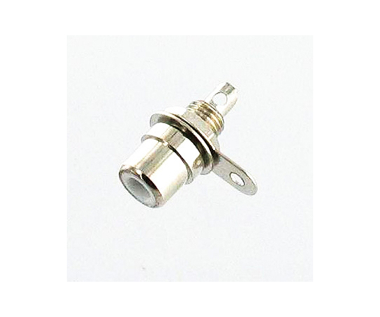 RCAマウントジャック　白　パネル取付型