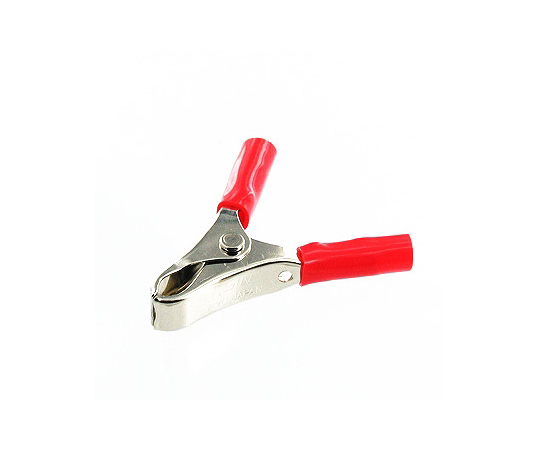 ヒッポークリップ　赤　鉄　定格10A　はんだ付け