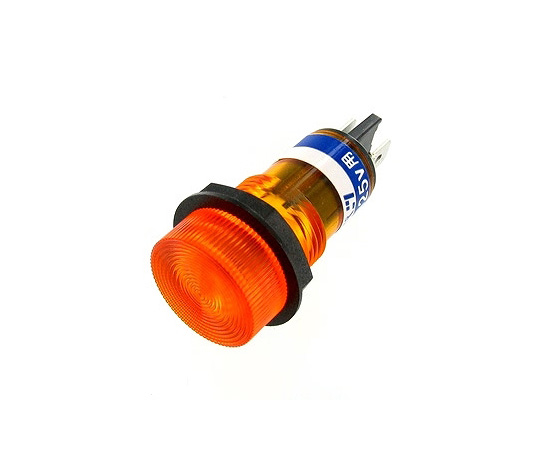 ネオンブラケット　円筒型　AC100V～125V　橙