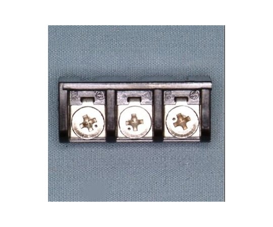 貫通型端子台　縦型　プリント基板用　250V-6A　3極