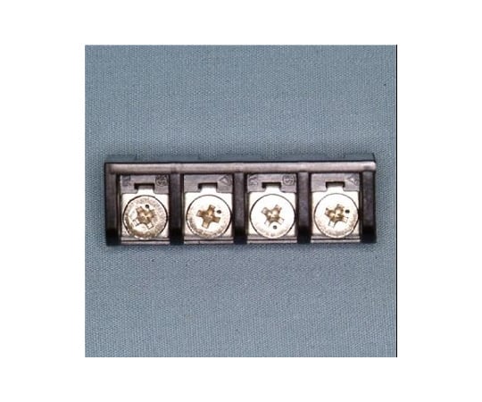 貫通型端子台　縦型　プリント基板用　250V-6A　4極