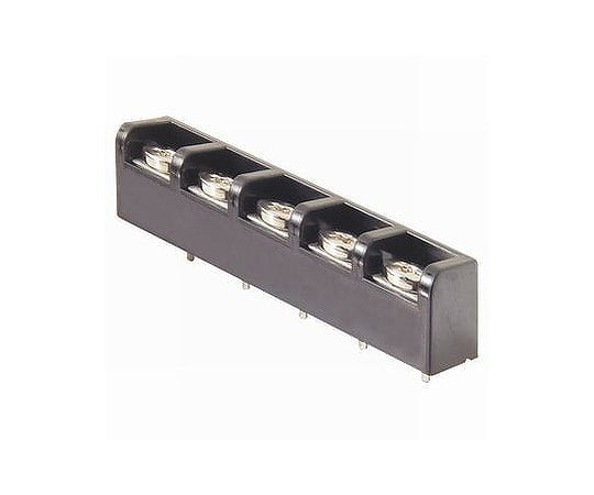 貫通型端子台　縦型　プリント基板用　250V-6A　5極