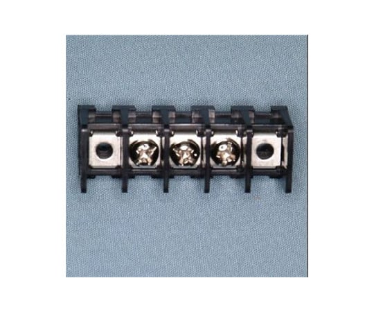 貫通型端子台　プリント基板用　250V-10A　セムスネジ　3極
