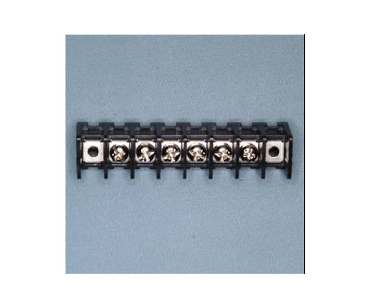 貫通型端子台　プリント基板用　250V-10A　セムスネジ　6極