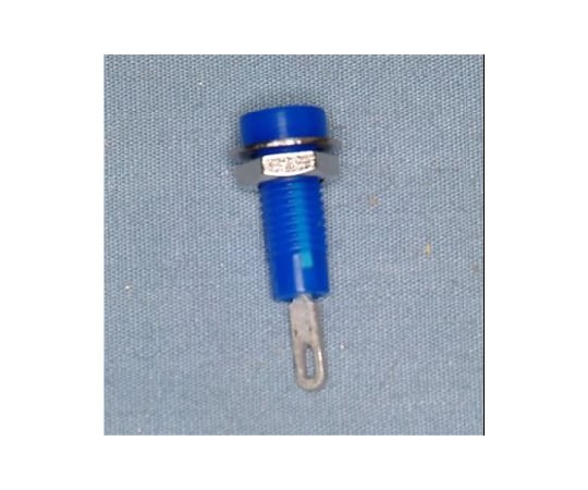 チップジャック　パネル取付　青