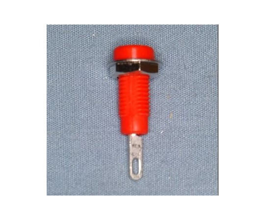 チップジャック　パネル取付　赤