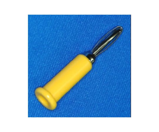 63-3160-63 バナナプラグ 4mm Φ11 黄 TJ-560-Y