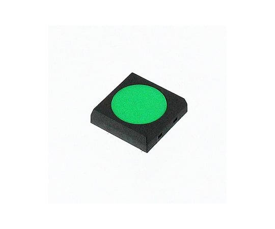 角形タクティルスイッチ　緑　OFF-（ON）