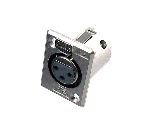 63-3166-31 キャノンコネクター 3ピン メス パネル用 XLR331 【AXEL