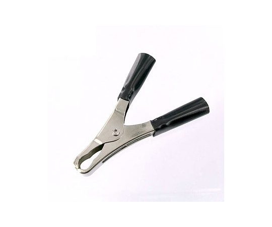 ヒッポークリップ　黒　鉄　定格50A　はんだ付け