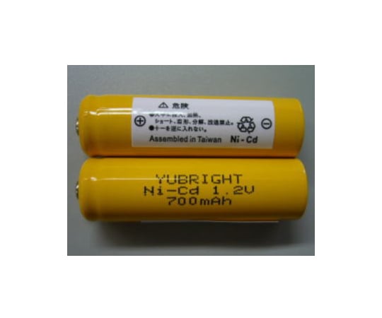 63-3186-35 ニッカド電池 単3形 1.2V 700mA 4本パック B2AANC.700