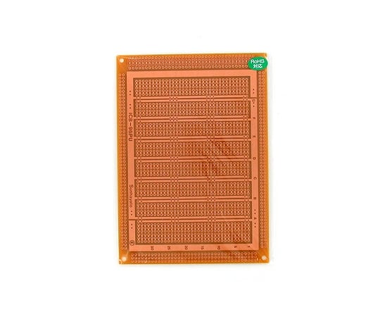 ユニバーサル基板　片面　紙フェノール　ICパターン　160×115mm