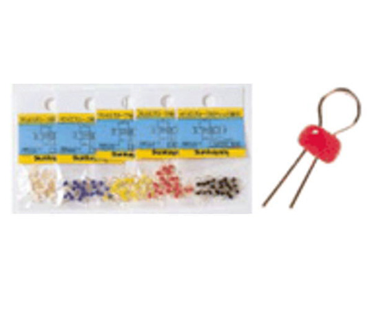 オシロプローブ用チェック端子 1.0Φ穴用 赤 1パック（20個入）