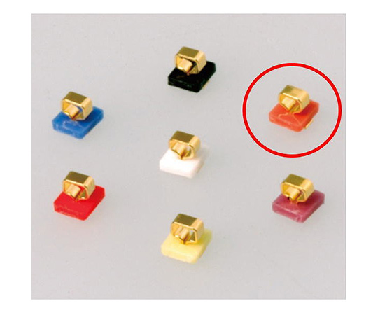 表面実装型カラーチェック端子　橙　（20個入り）