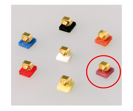 表面実装型カラーチェック端子　紫　（20個入り）