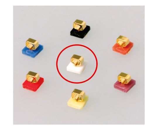 表面実装型カラーチェック端子　白　（20個入り）