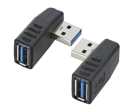 63-3192-84 USBポートL字変換コネクター PC-SU3LLR