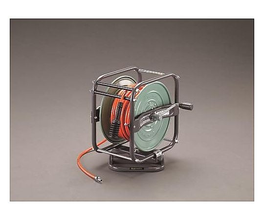 6.5㎜x28m エアーホースリール(ｳﾚﾀﾝ製)