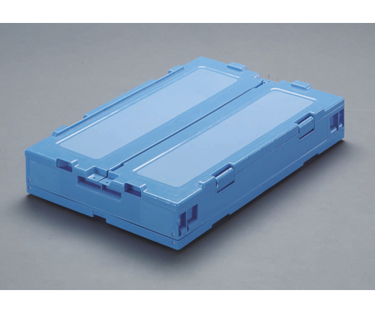 63-3219-96 530×366×291mm&x2F;41.8L EA506AA-75 アズワン 折畳コンテナロック付青 通販在庫あ