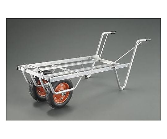 490x1100mm 二輪コンテナカー(ｱﾙﾐ製)