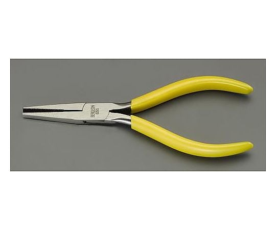 140mm 精密プライヤー(ﾌﾗｯﾄ/ｷﾞｻﾞ付)