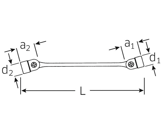 正規品）ESCO 17x19mm フレックスレンチ EA612GA-6C エスコ ハンド