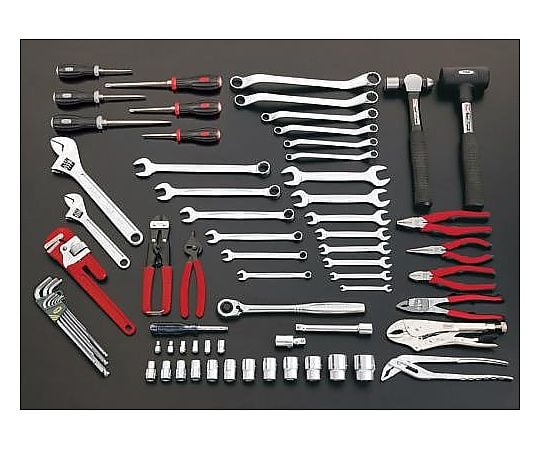 [72個組] ツールワゴン付工具セット