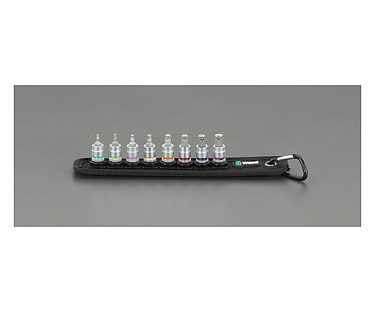 1/4"DR/ 8点 [Hex-Plus]ﾋﾞｯﾄｿｹｯﾄ(ﾎｰﾙﾄﾞ付)