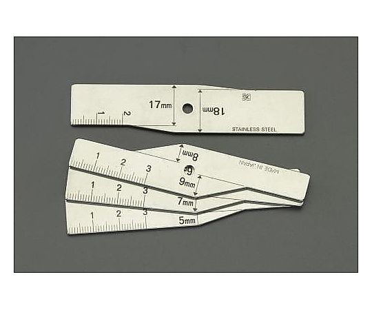 溶接ルート間隔限界ゲージ(ｽﾃﾝﾚｽ製)