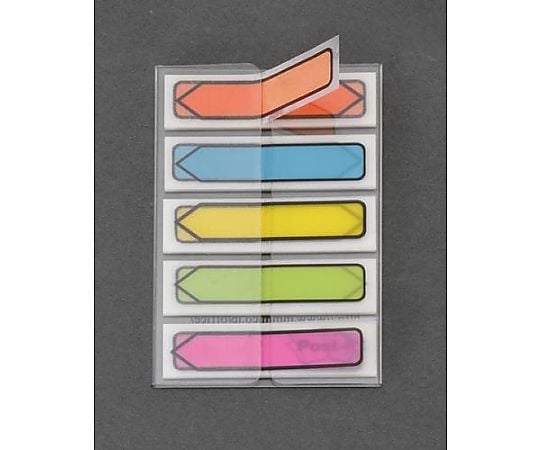 12x44㎜ (ﾎﾟｲﾝﾄ用)粘着メモ(20枚/5色)