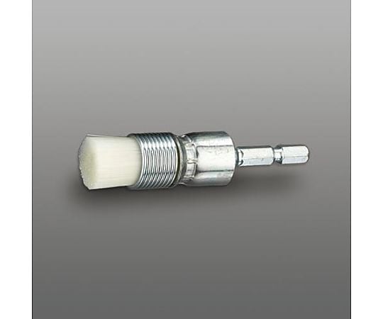 15mm 六角軸 軸付ブラシ(ｴﾝﾄﾞ型/ﾅｲﾛﾝ)