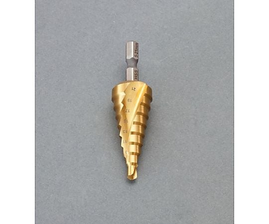 4-22㎜ ステップドリル(1/4"六角軸･HSS)