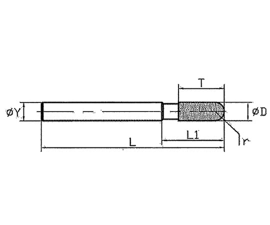 63-3268-85 8mm ダイヤモンドルーター(複合材用/先丸) EA827ES-8