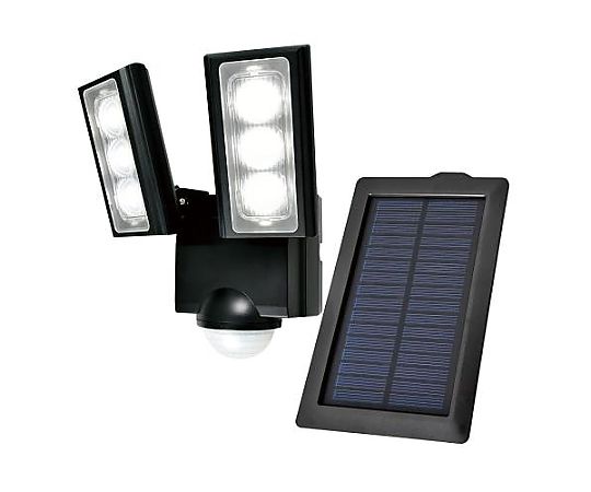 ２灯 ＬＥＤセンサーライト(ｿｰﾗｰ充電式)