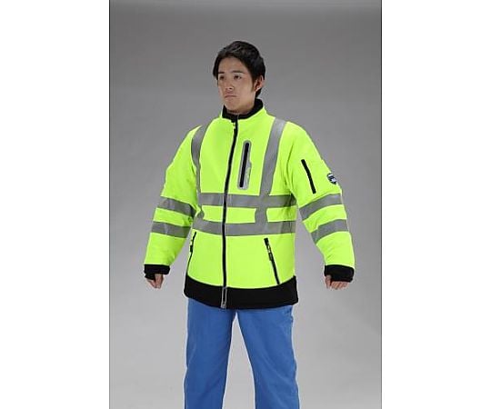 [Ｍ] 防寒ジャケット(蛍光ﾗｲﾑ)