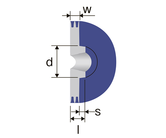 エスコ 280mm (2本構)Vプーリー(A，AX)(品番:EA968A-43)-