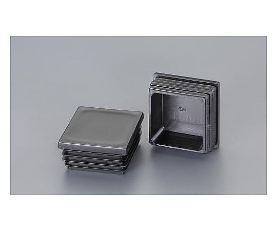 25x 25mm 角型保護キャップ(ｸﾛ/4個)