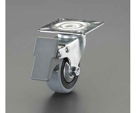 60mm キャスター(自在金具/ﾌﾞﾚｰｷ付)