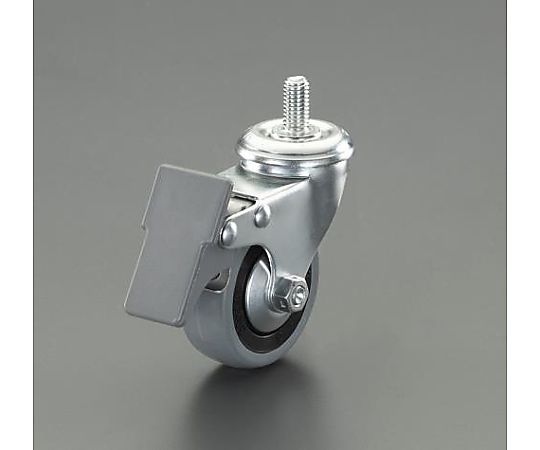 60mm/M12 ｷｬｽﾀｰ(自在金具/ﾌﾞﾚｰｷ付/ねじ式)