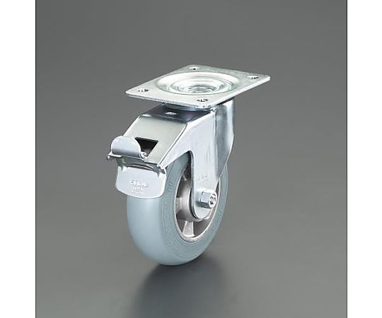 200mm キャスター(自在金具/ﾌﾞﾚｰｷ付)