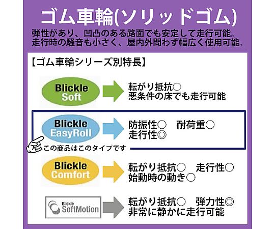 100mm キャスター(自在金具/ﾌﾞﾚｰｷ付)