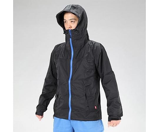 [Ｌ] 透湿型レインウェアー(上着/ﾌﾞﾗｯｸ)