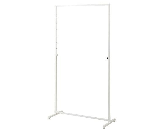 角パイプハンガーラック ホワイト 幅90cm インハングタイプ