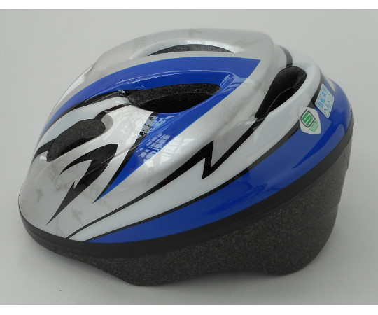 自転車用ジュニアヘルメット　ブルー　46832
